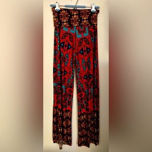 Bohemian style palazzo pants M discount shipping